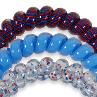 TELETIES Texas Rangers Large Hair Ties