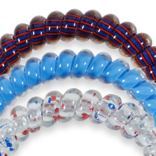 TELETIES Texas Rangers Small Hair Ties