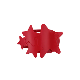 TELETIES Red Shooting Star Medium Flat Hair Clip - Medium