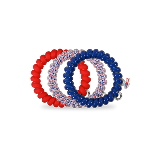 TELETIES Sea to Shining Sea Large Hair Ties - Large