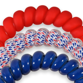 TELETIES Sea to Shining Sea Large Hair Ties - Large