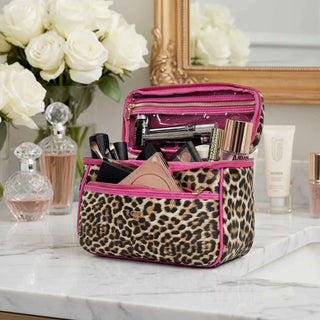 PurseN Classic Train Case - Fierce Leopard
