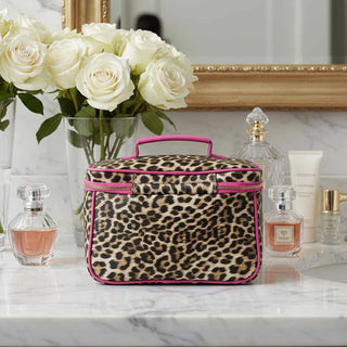 PurseN Classic Train Case - Fierce Leopard