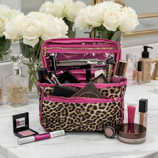 PurseN Classic Train Case - Fierce Leopard