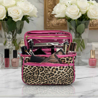 PurseN Classic Train Case - Fierce Leopard
