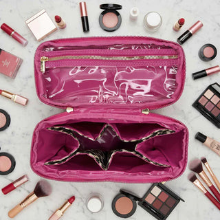 PurseN Classic Train Case - Fierce Leopard