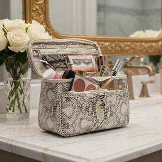 PurseN Classic Train Case - Safari Sand