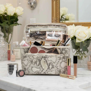 PurseN Classic Train Case - Safari Sand