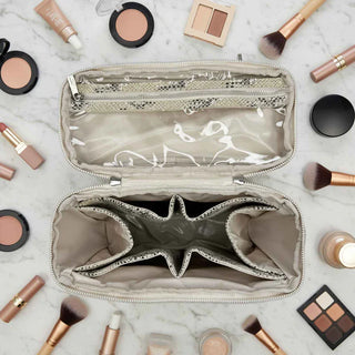 PurseN Classic Train Case - Safari Sand