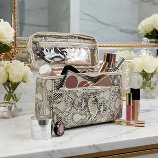 PurseN Classic Train Case - Safari Sand