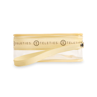 TELETIES Tan Teletote Travel Pouch