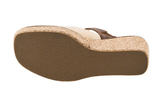 Corkys Treat Yourself Slip On Wedge Shoes - Gold Combo