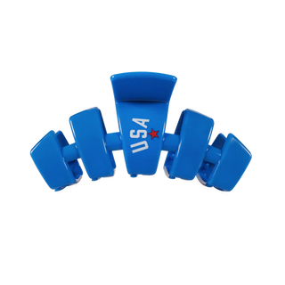 TELETIES USA Classic Blue Medium Claw Clip - Medium