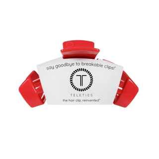 TELETIES USA Classic Red Medium Claw Clip - Medium