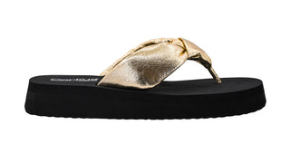 Corkys You Go Girl Flip Flop Sandal - Gold