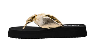 Corkys You Go Girl Flip Flop Sandal - Gold