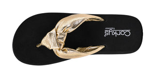 Corkys You Go Girl Flip Flop Sandal - Gold