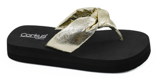 Corkys You Go Girl Flip Flop Sandal - Gold