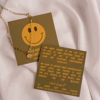 "Fullness of Joy" Charm Necklace - Psalm 16:11