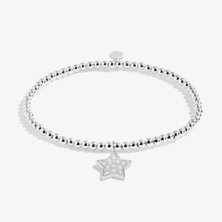 Confetti 'Congratulations' Bracelet in Silver Plating by A Littles & Co.