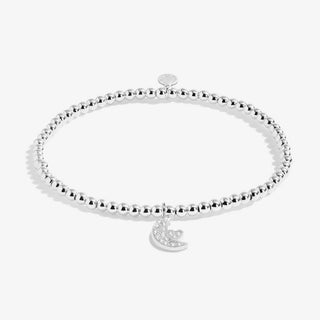 Confetti 'Love You to The Moon and Back' Bracelet in Silver Plating by A Littles & Co.