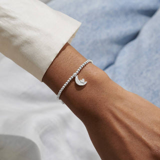 Confetti 'Love You to The Moon and Back' Bracelet in Silver Plating by A Littles & Co.