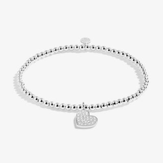Confetti 'Thank You' Bracelet in Silver Plating by A Littles & Co.