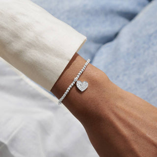 Confetti 'Thank You' Bracelet in Silver Plating by A Littles & Co.