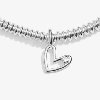 '21st Birthday' Silver Plated Bracelet w/ Laboratory Grown Diamond