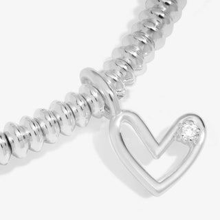 '21st Birthday' Silver Plated Bracelet w/ Laboratory Grown Diamond