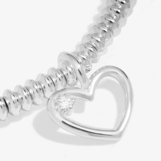 '30th Birthday' Silver Plated Bracelet w/ Laboratory Grown Diamond