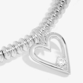 '16th Birthday' Silver Plated Bracelet w/ Laboratory Grown Diamond