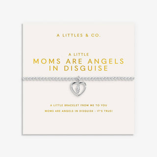 'Moms Are Angels in Disguise' Mother's Day Bracelet by A Littles & Co.