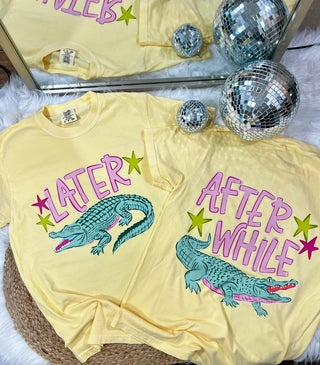 Later Alligator, After While Crocodile Tee