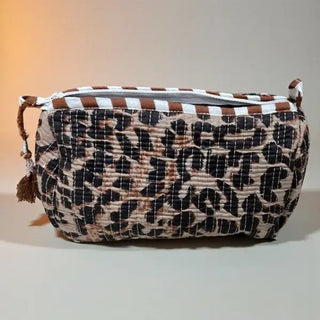 Wild Thing Leopard Print Cosmetic Bag