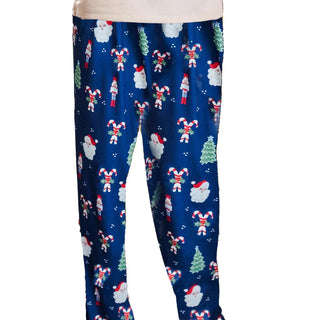 Mary Square Mens Peppermint Pine Holiday Pajama Pants