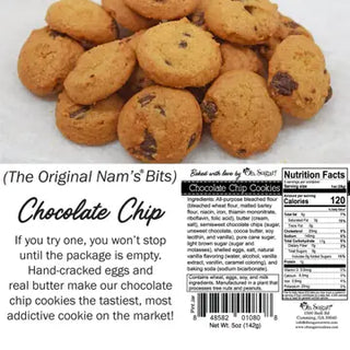 Oh, Sugar! Plastic Pint Cookie Jars - Chocolate Chip