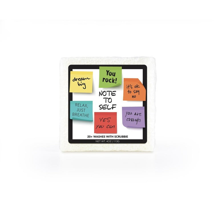 Sponge Note Note to Self Shower Sponge - 20+ Washes – Grace & Grit Boutique