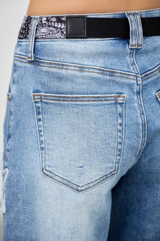 Star-Struck High Rise Cuffed Love Curve Barrel Jeans