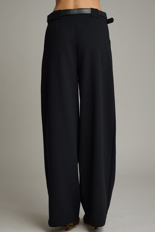 Wide Leg Pants w/ Pleat Detail - 2 Colors!
