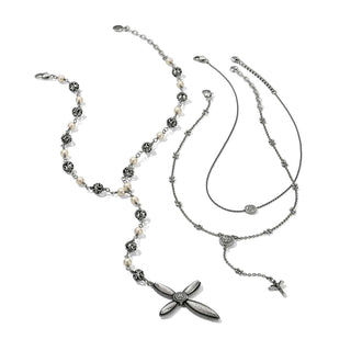 Brighton Ferrara Cross Y Necklace