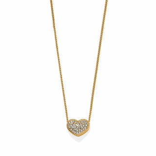 Brighton Illumina Celeste Heart Petite Necklace w/ Gift Box