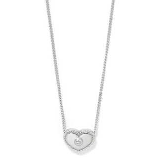 Brighton Illumina Celeste Heart Petite Necklace w/ Gift Box