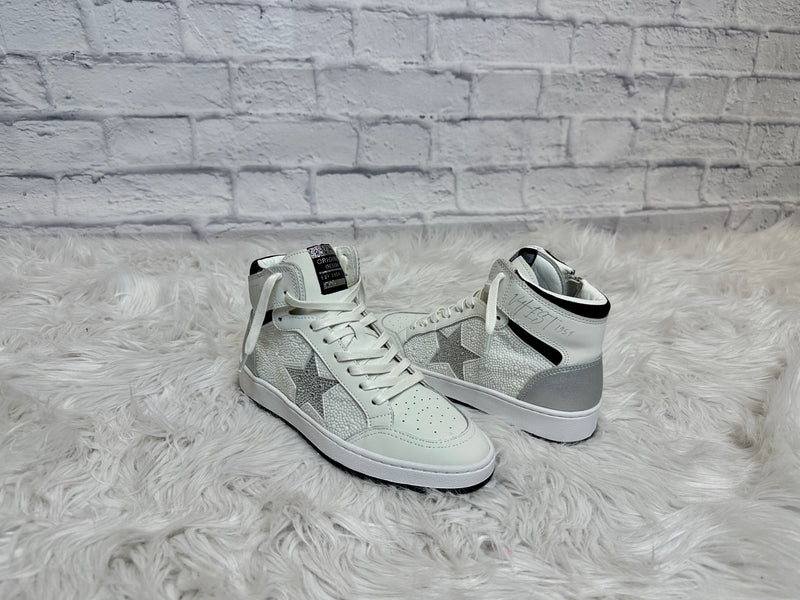 Vintage Havana Dream Pearl/Rhinestone Mix High Top Sneaker
