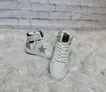 Vintage Havana Dream Pearl/Rhinestone Mix High Top Sneaker