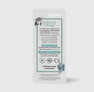 Pet~Pourri Pawsitively Fresh Air+ Fabric Odor Eliminator Spray - 1.4 Ounce