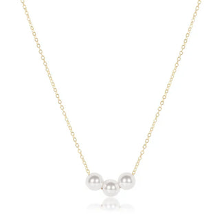 enewton 16" Necklace Gold - Joy Pearl 6mm