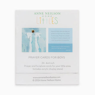 Anne Neilson Prayer Cards for Boys w/ Acrylic Stand