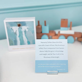 Anne Neilson Prayer Cards for Boys w/ Acrylic Stand