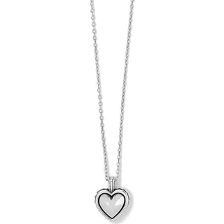 Brighton Pretty Tough Bold Heart Petite Necklace w/ Gift Box